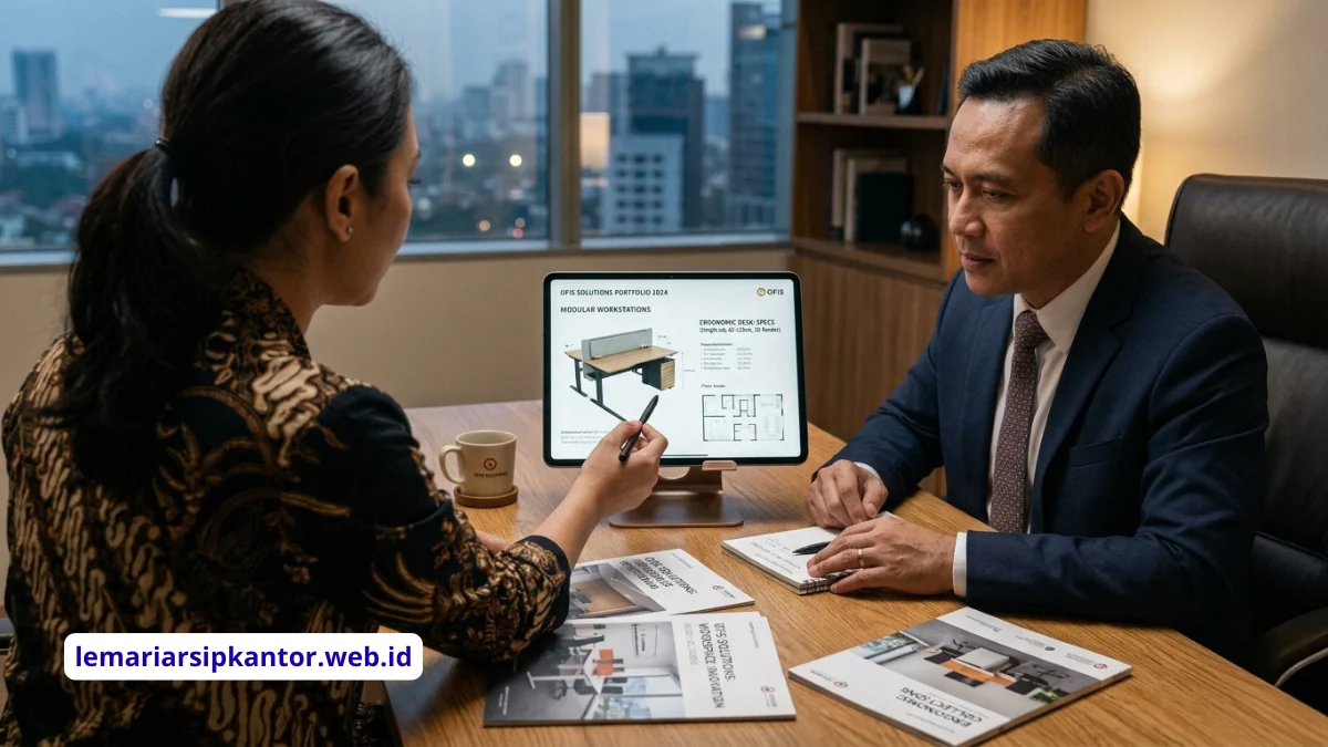 Evaluasi portofolio vendor furnitur kantor profesional