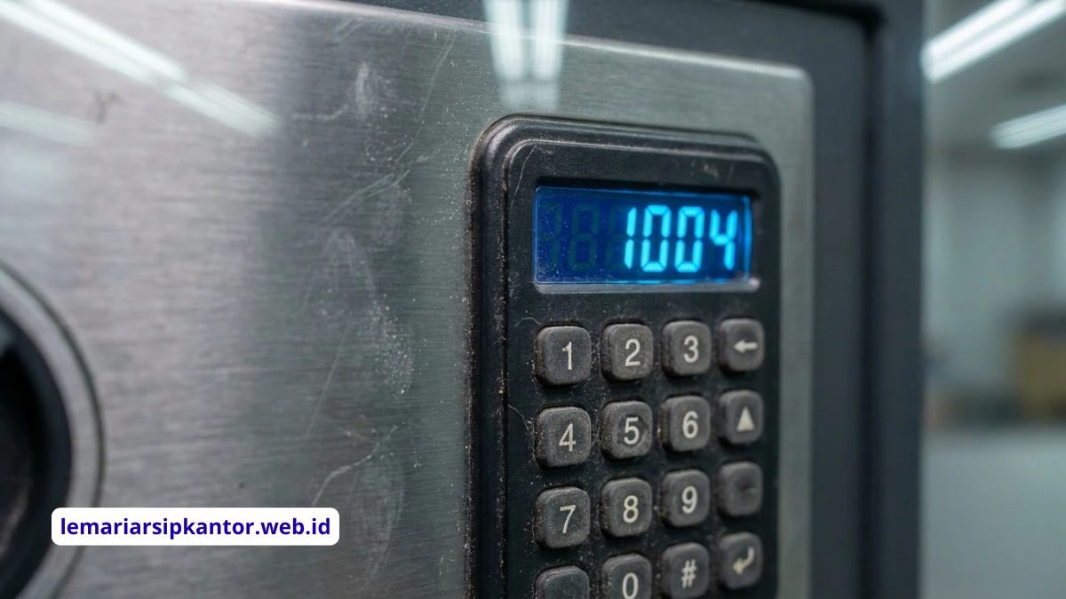 Fitur kunci digital pada brankas mini kantor