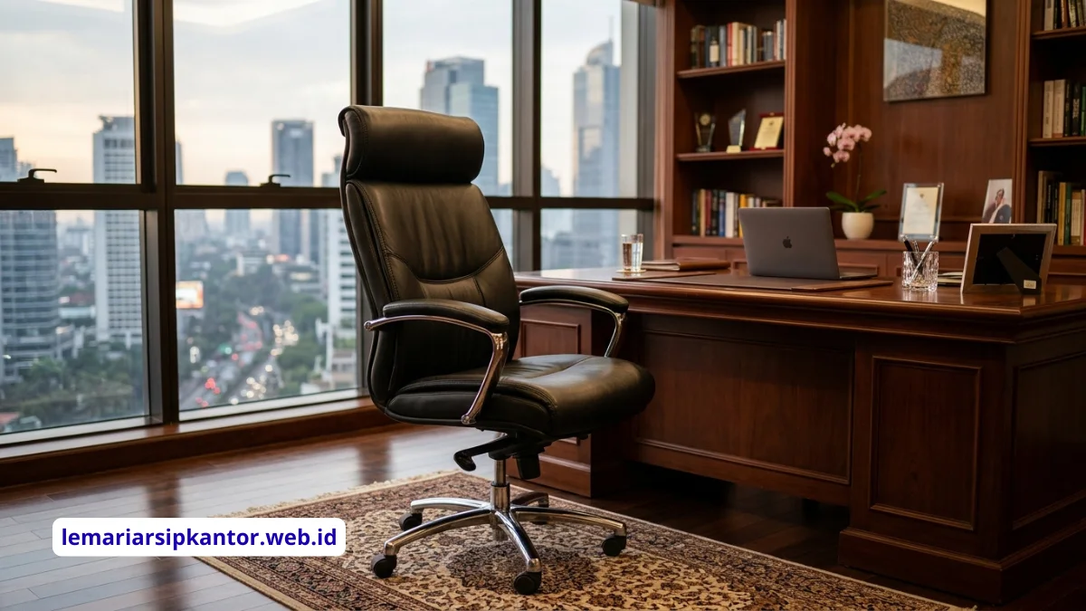 Kursi kerja hidrolik premium untuk direktur