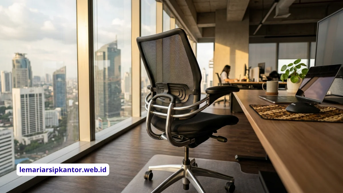 Kursi kantor ergonomis terbaik dengan penyangga pinggang untuk mencegah sakit pinggang
