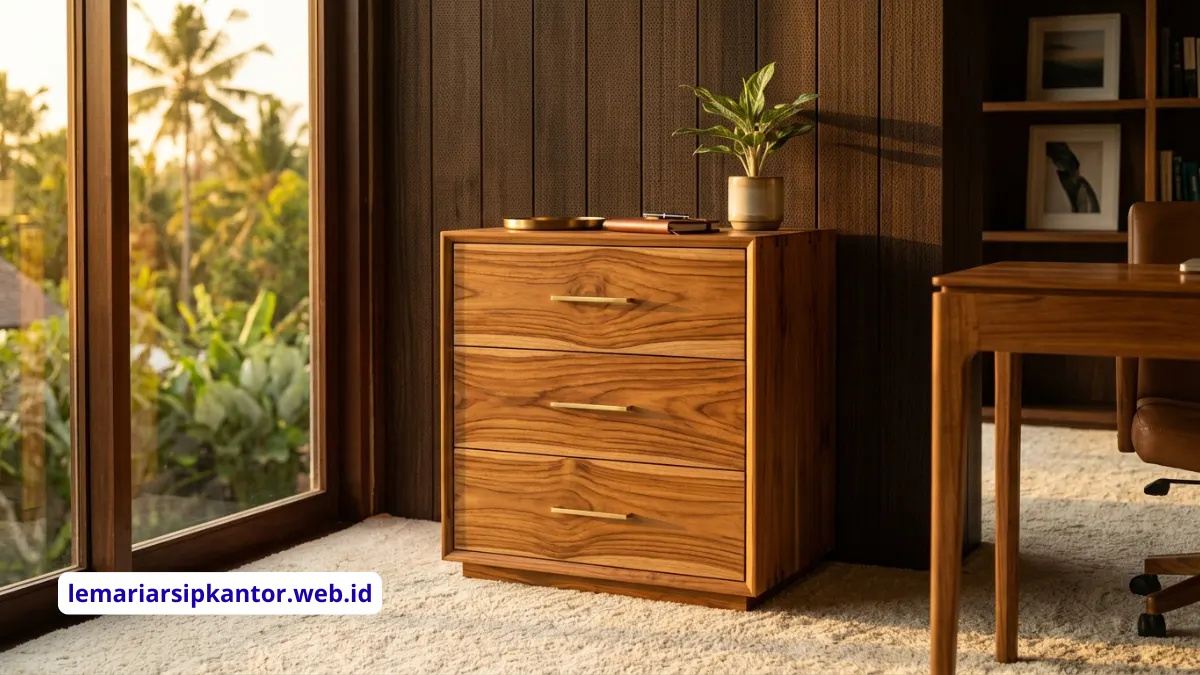 Lemari Arsip Kayu Kantor
