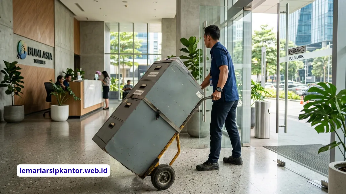 Pengiriman Lemari Besi Dokumen Kantor