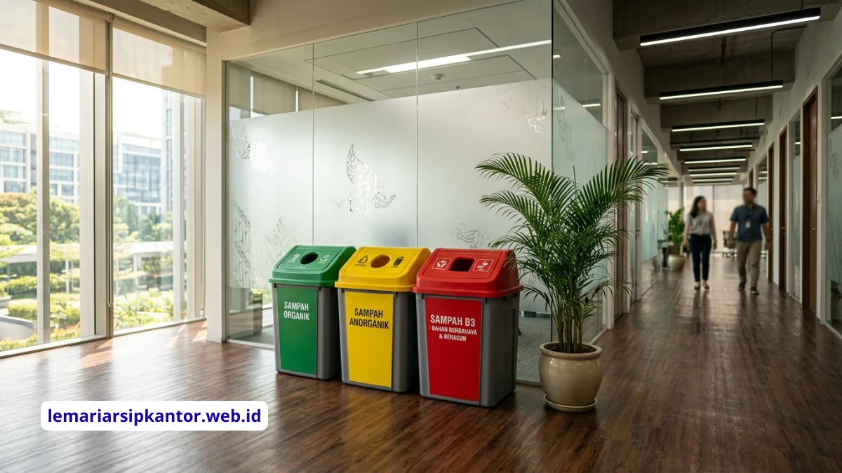 SOP Penerapan Tempat Sampah Pilah 3 Warna di Kantor untuk Program Green Office